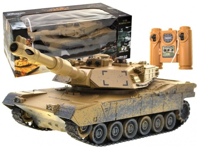 Remote Controlled Desert Camouflage Tank M1A2