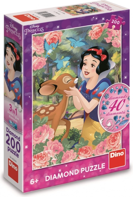 Snow White and Doe Diamond Puzzle 200 Pieces