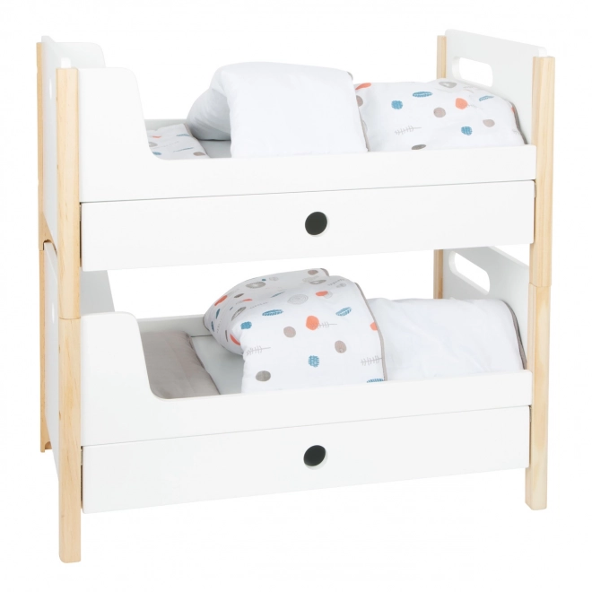 Small Foot Wooden Doll Bunk Bed Little Button