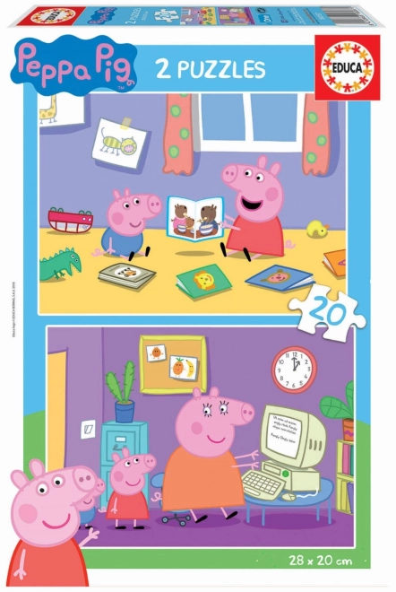 Educa Peppa Pig Jigsaw Puzzle Set