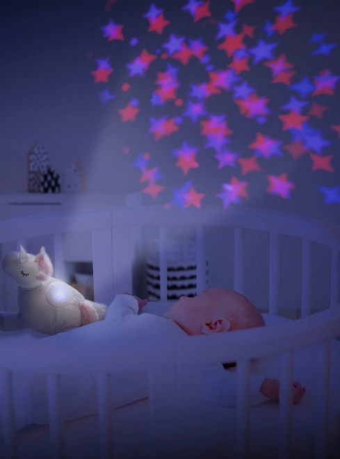 Plush Unicorn Toy with Projector