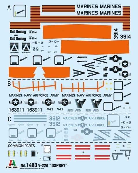 V-22A Osprey Model Kit 1/72 Scale