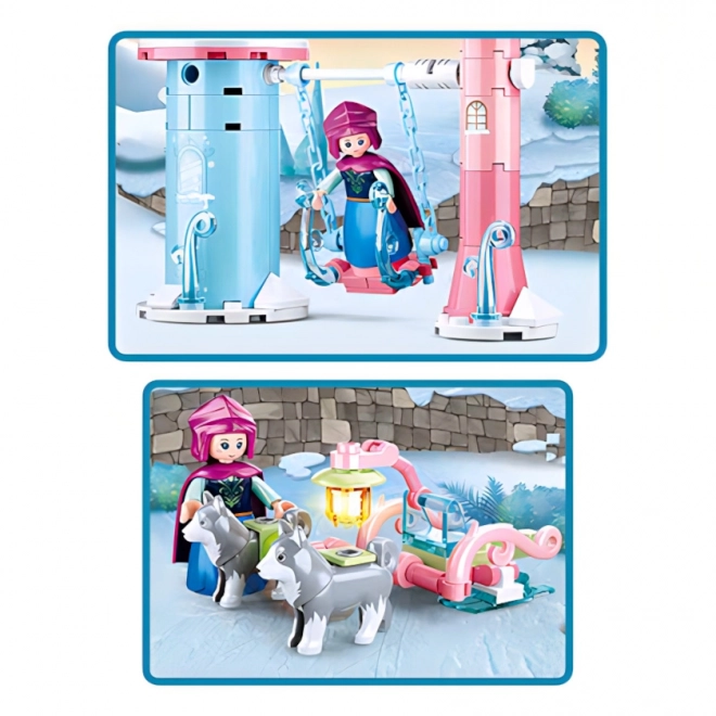 Winter Fairies Playground Set with Swing