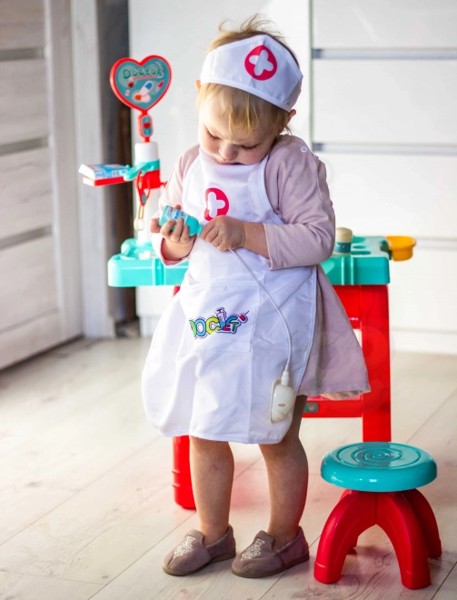 Nurse Costume with Cap for Kids