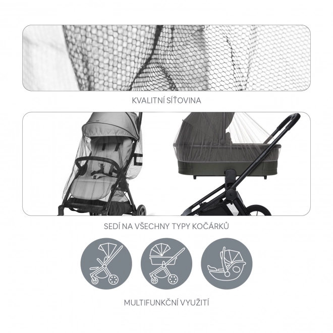 Universal Stroller Insect Net, Grey