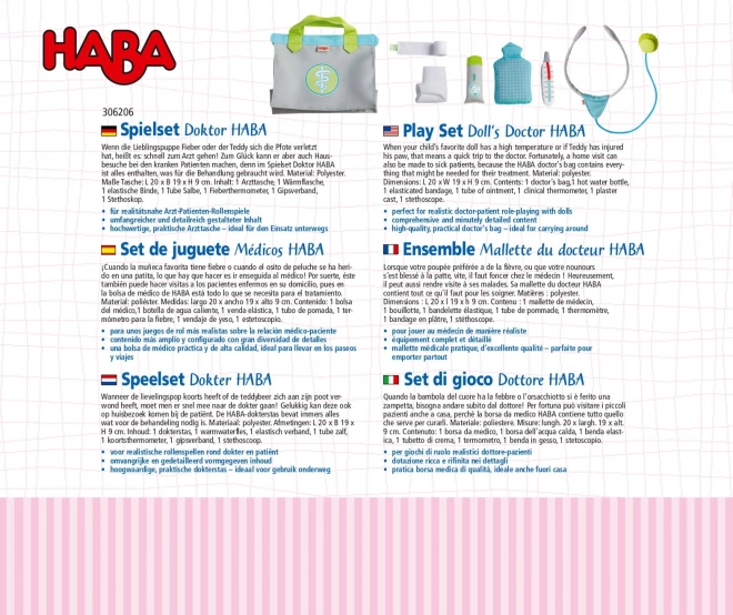 Haba Kinderarztspielzeug Tasche