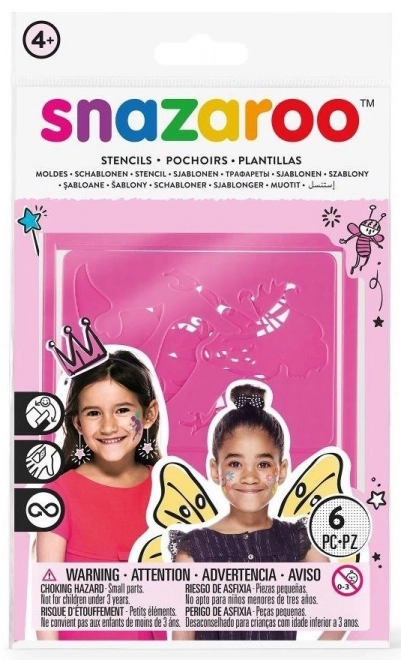 Snazaroo Face Paint Stencils Halloween Set – Pink