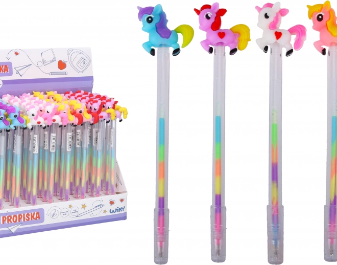 Gelpen met decoratie Eenhoorn