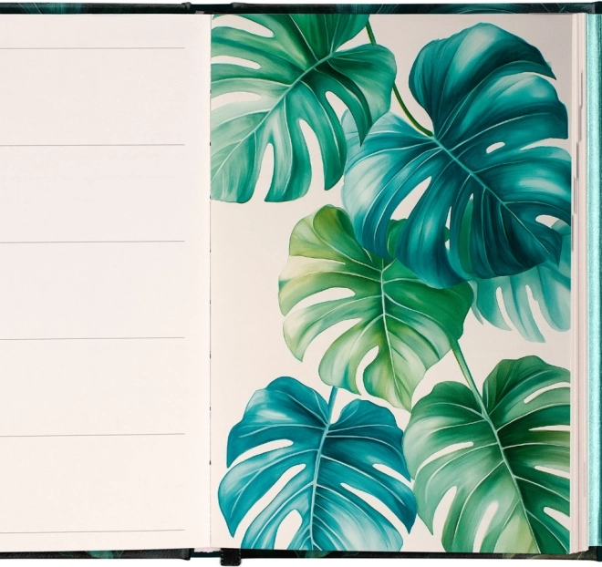 Agenda settimanale magnetica Monstera 2026, 11 x 16 cm