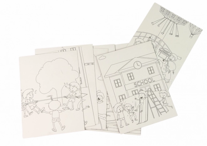 Colore e gratta per bambini scuola