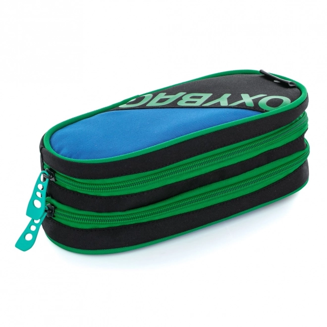 School Pencil Case with Two Zips OXY Scooler Trio