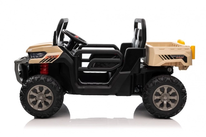 Battery Powered 4x4 Ride-On Car Gold