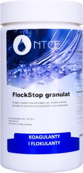 FlockStop granulát pro koagulaci vody v bazénu 1 kg