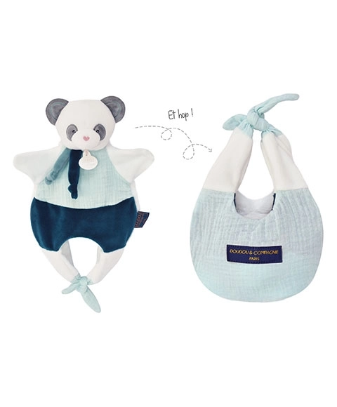 Panda Cuddle Toy in Bag 3-in-1