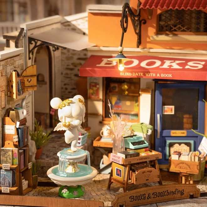 Miniature Bookstore Corner