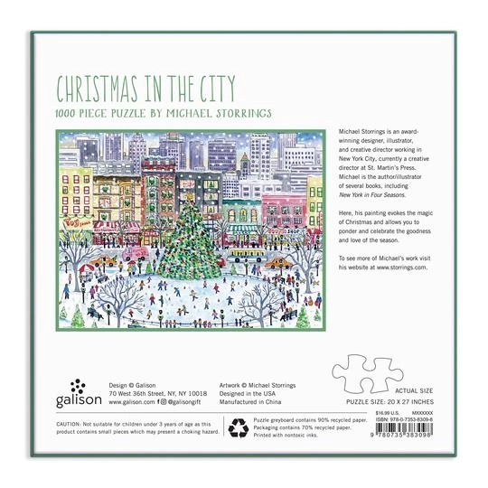 Christmas in the City Puzzle 1000 Pieces