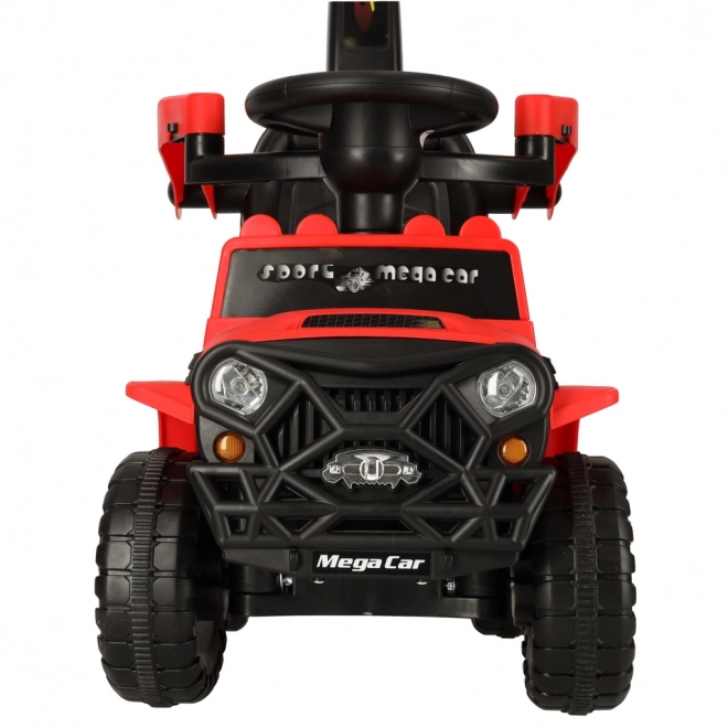 Ride-On Push Walker Off-Road Car with Sound and Lights Red