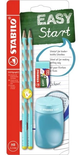 Stabilo Easygraph School Set Blue for Left-Handers