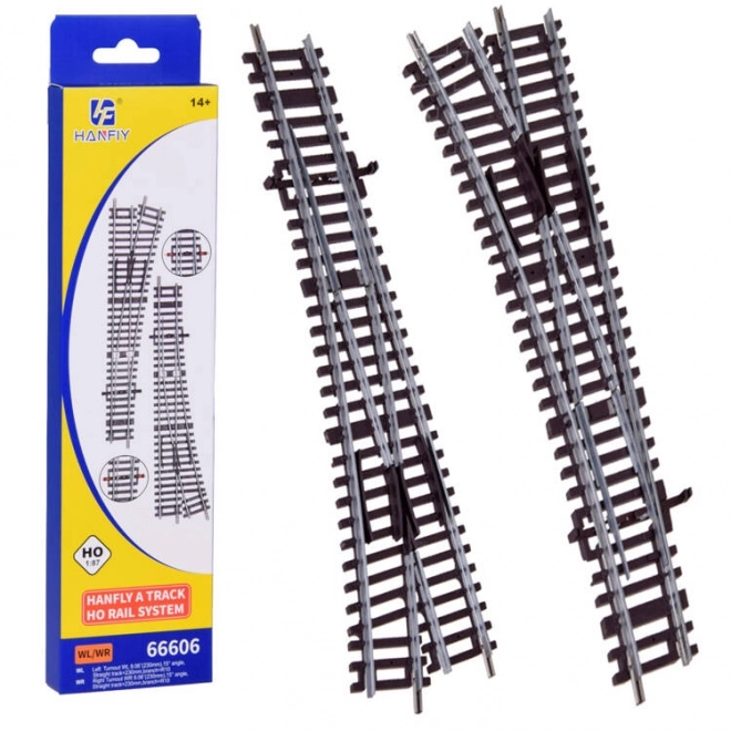 Metal Tracks for H0 Model Train Set