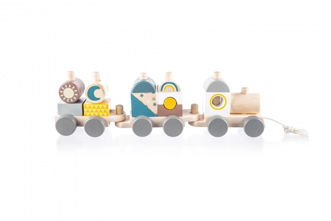 Wooden Train Toy for Kids