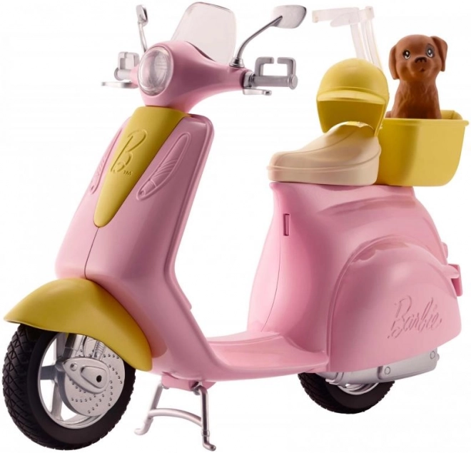 Barbie Scooter with Pet Companion