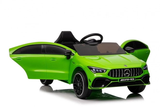 Electric Ride-On Car Mercedes CLA 45s AMG Green 4x4