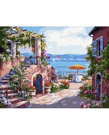 Painting by Numbers Tuscan Terrace Canvas Set