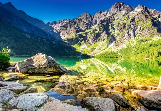 Castorland Sunrise at Morskie Oko Lake Puzzle 1500 Pieces