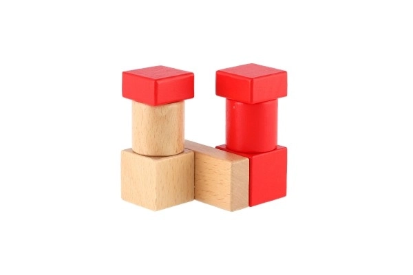 Wooden Construction Puzzle Set