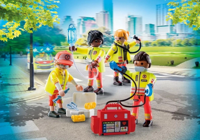 Playmobil City Life Rescue Team Figures