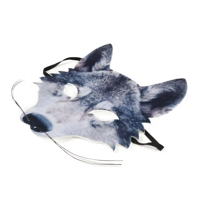 Wolf Mask with Beard for Kids