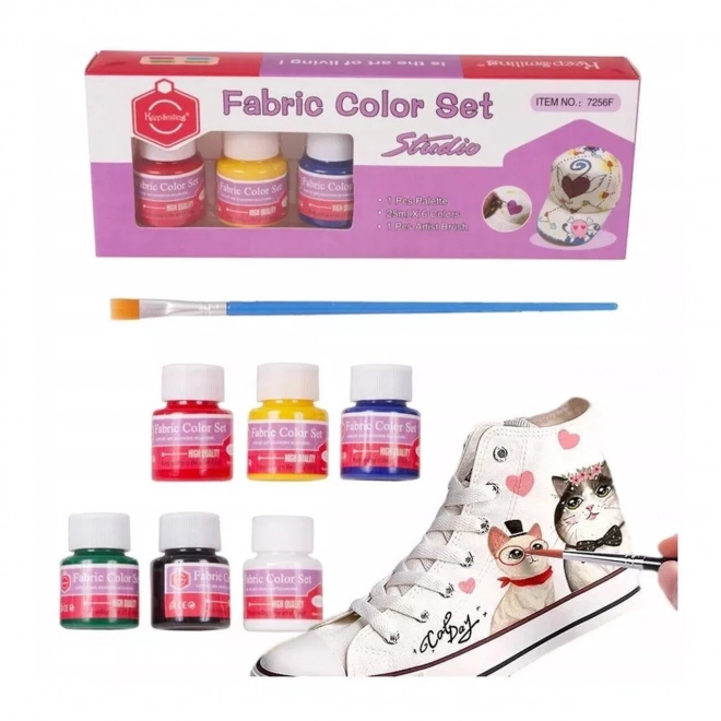 Fabric Paint Set for Clothes, Shoes, and Accessories