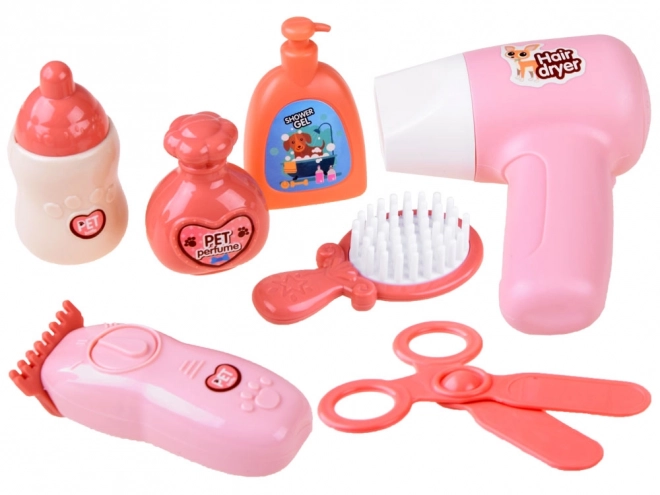 Interactive Plush Puppy with Spa Set