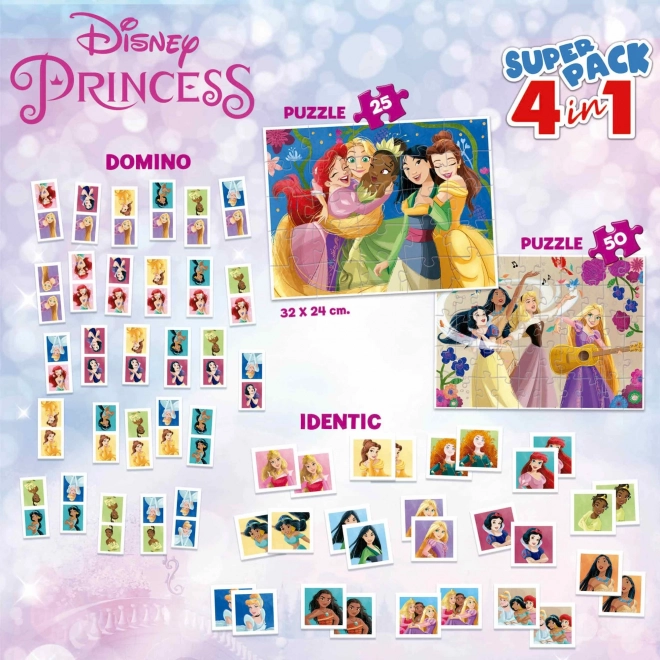 Soubor her Disney princezny 4v1