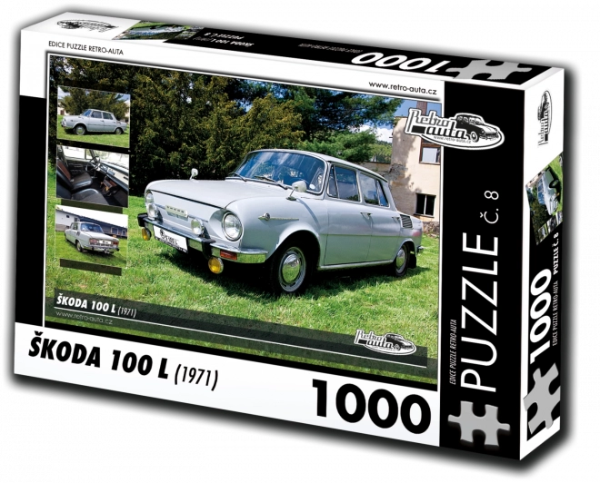 Retro Cars Puzzle Škoda 100 L (1971) 1000 Pieces