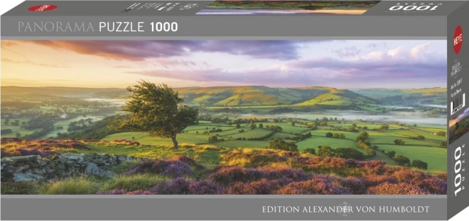 Heye Panoramic Puzzle Purple Bloom