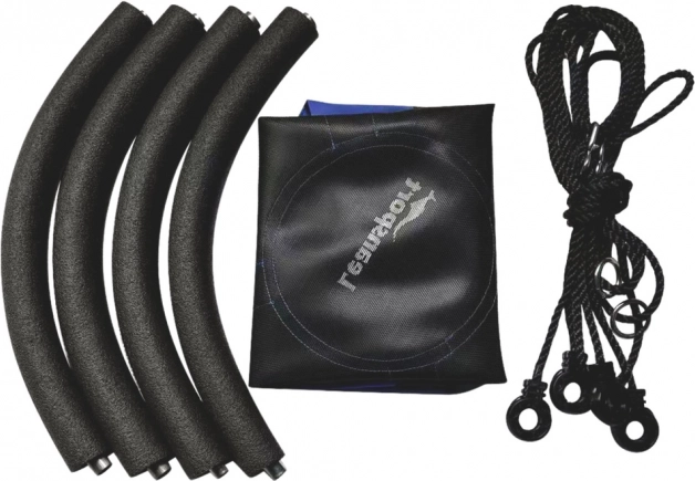 Altalena da giardino nido per bambini blu 80 cm