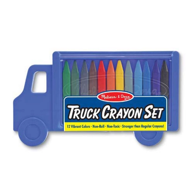 Car Shaped Crayon Set – 12 Pieces