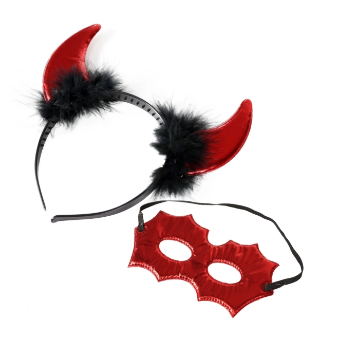 Devil Headband with Mask