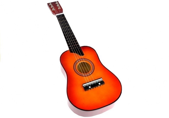 Wooden Classical Guitar with Plectrum Red