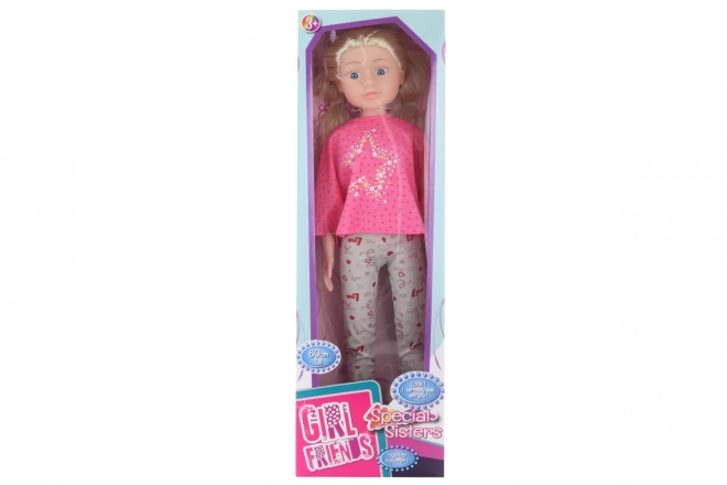 Walking Doll with Blonde Hair 80 cm