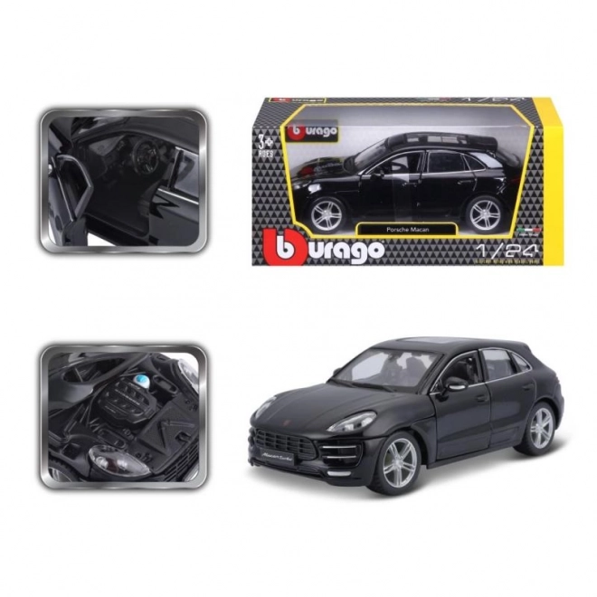 Bburago Porsche Macan Black Model Car