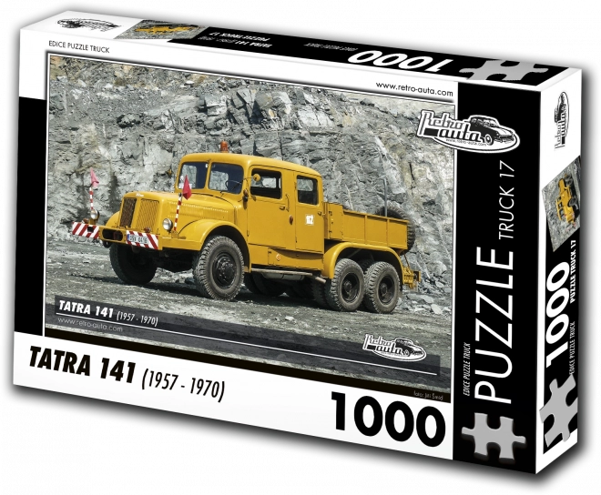 Retro Cars Puzzle Truck Tatra 141