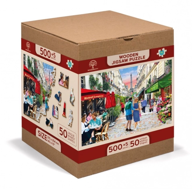 Wooden Paris Bistro Jigsaw Puzzle