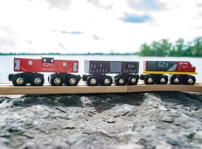 Bigjigs Rail Cargo Train Set