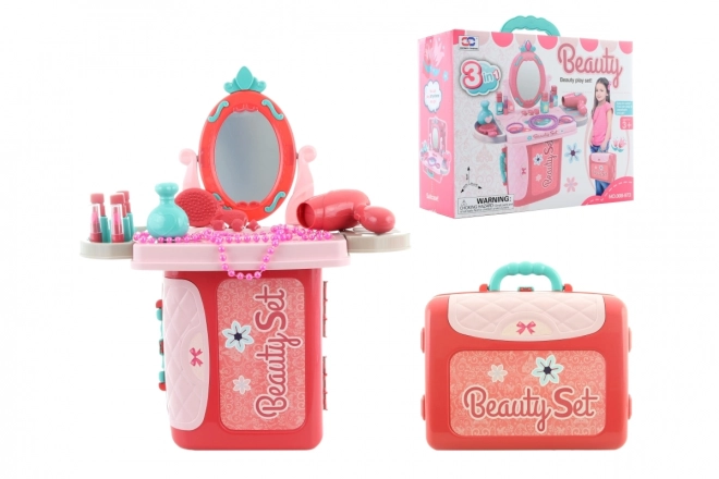 3-in-1 Vanity Table Set for Kids