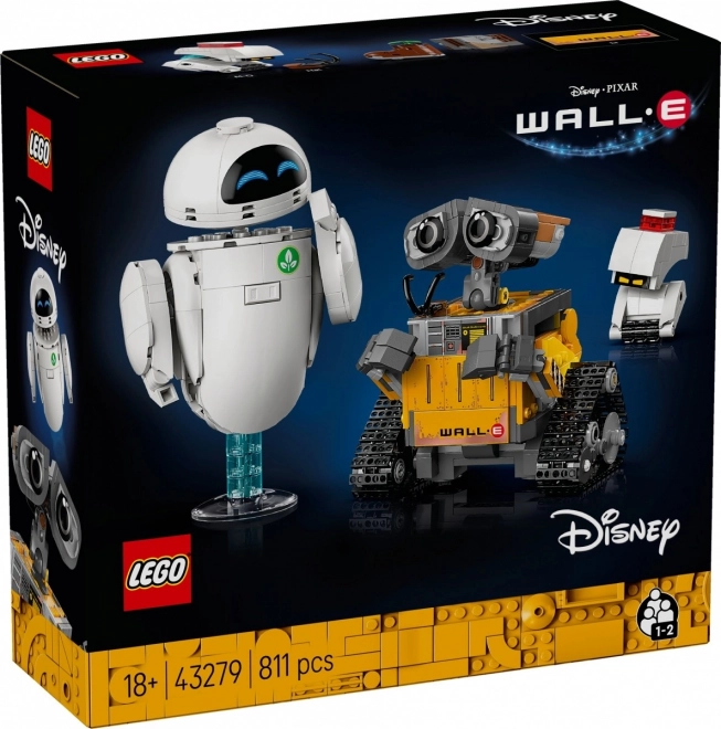 Lego Disney Pixar WALL‑E en EVE – verzamelset voor volwassenen