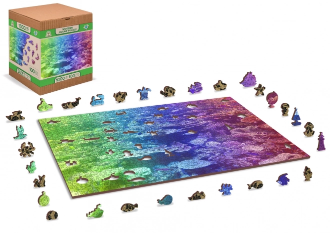 Wooden Coral Reef Puzzle 2-in-1 by Wooden City