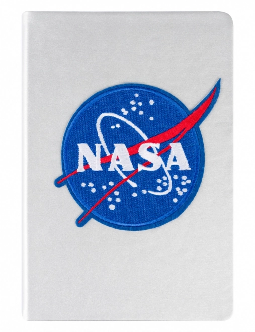 Baagl Lined Notebook NASA Silver