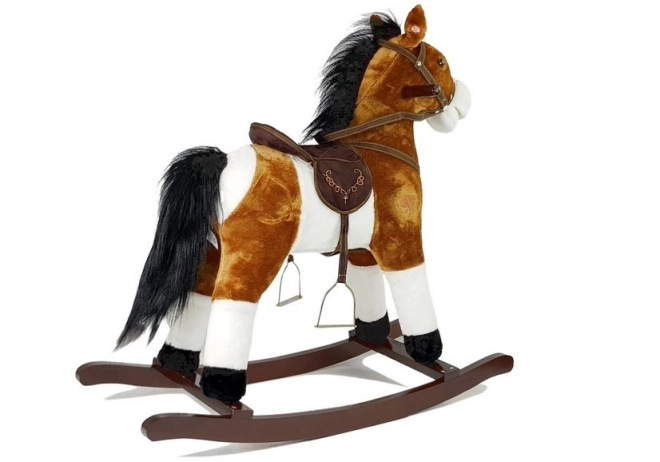 Rocking Horse Light Brown with Movement and Sound